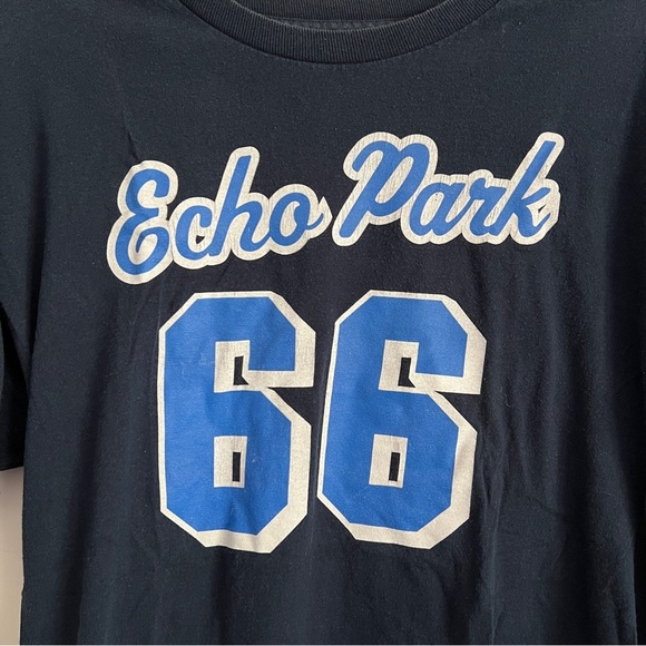 Vans Off The Wall Echo Park Blue Graphic T-Shirt-Men’s Size Large - Picture 2 of 8